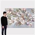 Picture of Pink Mangnolias Branch II _GroupedProduct_Rectangle_Landscape_Canvas_