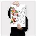 Picture of Floral Butterfly I _GroupedProduct_Rectangle_Portrait_Canvas_