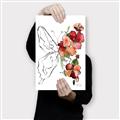 Picture of Floral Butterfly II _GroupedProduct_Rectangle_Portrait_Canvas_