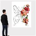 Picture of Floral Butterfly II _GroupedProduct_Rectangle_Portrait_Canvas_