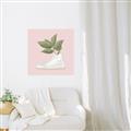 Picture of Plant Shoe Pink _GroupedProduct_Square_Canvas_
