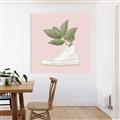 Picture of Plant Shoe Pink _GroupedProduct_Square_Canvas_