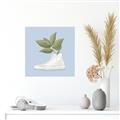 Picture of Plant Shoe Blue I _GroupedProduct_Square_Canvas_