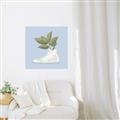 Picture of Plant Shoe Blue I _GroupedProduct_Square_Canvas_