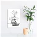 Picture of Hand Drawn Vase _GroupedProduct_Rectangle_Portrait_Canvas_