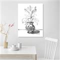 Picture of Hand Drawn Vase _GroupedProduct_Rectangle_Portrait_Canvas_