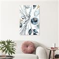 Picture of Dainty Bloom Gray I  _GroupedProduct_Rectangle_Portrait_Canvas_