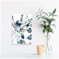 Picture of Dainty Bloom Gray II  _GroupedProduct_Rectangle_Portrait_Canvas_