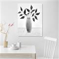 Picture of Black Vase Botanical I _GroupedProduct_Rectangle_Portrait_Canvas_