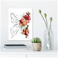 Picture of Floral Butterfly II _GroupedProduct_Rectangle_Portrait_Canvas_