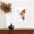 Picture of Floral Butterfly II _GroupedProduct_Rectangle_Portrait_Canvas_
