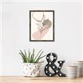 Picture of Mid Century Botanical I  _GroupedProduct_Rectangle_Portrait_Canvas_Framed_