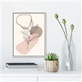 Picture of Mid Century Botanical I  _GroupedProduct_Rectangle_Portrait_Canvas_Framed_