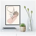 Picture of Mid Century Botanical I  _GroupedProduct_Rectangle_Portrait_Canvas_Framed_