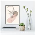 Picture of Mid Century Botanical I  _GroupedProduct_Rectangle_Portrait_Canvas_Framed_