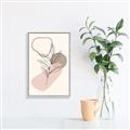 Picture of Mid Century Botanical I  _GroupedProduct_Rectangle_Portrait_Canvas_Framed_