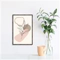 Picture of Mid Century Botanical I  _GroupedProduct_Rectangle_Portrait_Canvas_Framed_