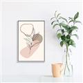 Picture of Mid Century Botanical I  _GroupedProduct_Rectangle_Portrait_Canvas_Framed_