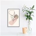 Picture of Mid Century Botanical I  _GroupedProduct_Rectangle_Portrait_Canvas_Framed_
