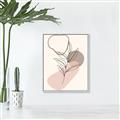 Picture of Mid Century Botanical I  _GroupedProduct_Rectangle_Portrait_Canvas_Framed_