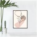 Picture of Mid Century Botanical I  _GroupedProduct_Rectangle_Portrait_Canvas_Framed_