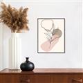 Picture of Mid Century Botanical I  _GroupedProduct_Rectangle_Portrait_Canvas_Framed_