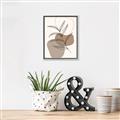 Picture of Mid Century Botanical II _GroupedProduct_Rectangle_Portrait_Canvas_Framed_