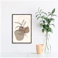 Picture of Mid Century Botanical II _GroupedProduct_Rectangle_Portrait_Canvas_Framed_