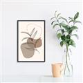 Picture of Mid Century Botanical II _GroupedProduct_Rectangle_Portrait_Canvas_Framed_