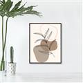 Picture of Mid Century Botanical II _GroupedProduct_Rectangle_Portrait_Canvas_Framed_