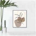 Picture of Mid Century Botanical II _GroupedProduct_Rectangle_Portrait_Canvas_Framed_