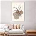 Picture of Mid Century Botanical II _GroupedProduct_Rectangle_Portrait_Canvas_Framed_