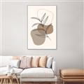 Picture of Mid Century Botanical II _GroupedProduct_Rectangle_Portrait_Canvas_Framed_