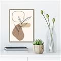 Picture of Mid Century Botanical III _GroupedProduct_Rectangle_Portrait_Canvas_Framed_