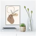 Picture of Mid Century Botanical III _GroupedProduct_Rectangle_Portrait_Canvas_Framed_