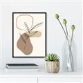 Picture of Mid Century Botanical III _GroupedProduct_Rectangle_Portrait_Canvas_Framed_
