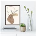 Picture of Mid Century Botanical III _GroupedProduct_Rectangle_Portrait_Canvas_Framed_