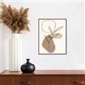 Picture of Mid Century Botanical III _GroupedProduct_Rectangle_Portrait_Canvas_Framed_