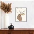 Picture of Mid Century Botanical III _GroupedProduct_Rectangle_Portrait_Canvas_Framed_