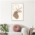 Picture of Mid Century Botanical III _GroupedProduct_Rectangle_Portrait_Canvas_Framed_