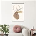 Picture of Mid Century Botanical III _GroupedProduct_Rectangle_Portrait_Canvas_Framed_