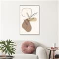 Picture of Mid Century Botanical III _GroupedProduct_Rectangle_Portrait_Canvas_Framed_