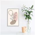 Picture of Mid Century Botanical IV _GroupedProduct_Rectangle_Portrait_Canvas_Framed_