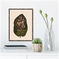 Picture of Color Block Leaves I  _GroupedProduct_Rectangle_Portrait_Canvas_Framed_