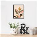 Picture of Color Block Leaves VI _GroupedProduct_Rectangle_Portrait_Canvas_Framed_