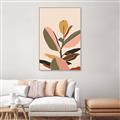 Picture of Color Block Leaves VI _GroupedProduct_Rectangle_Portrait_Canvas_Framed_