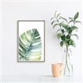 Picture of Tropical Leaf II _GroupedProduct_Rectangle_Portrait_Canvas_Framed_