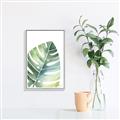 Picture of Tropical Leaf II _GroupedProduct_Rectangle_Portrait_Canvas_Framed_