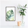 Picture of Tropical Leaf II _GroupedProduct_Rectangle_Portrait_Canvas_Framed_