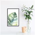 Picture of Tropical Leaf II _GroupedProduct_Rectangle_Portrait_Canvas_Framed_